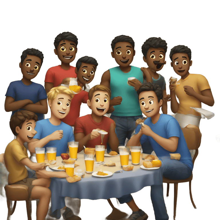 genmoji : Boys trivia night