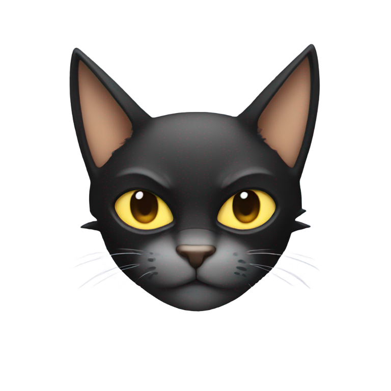 genmoji: cat as a batman