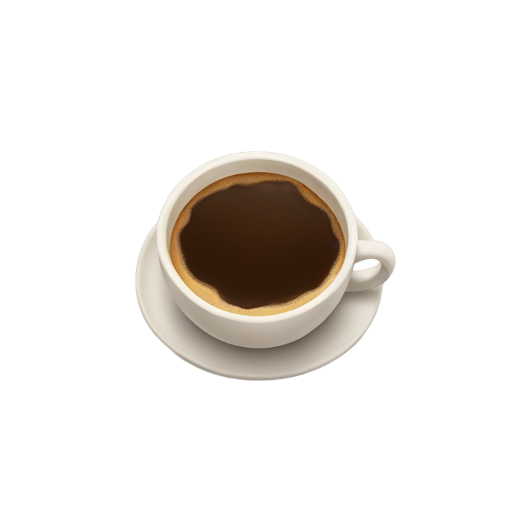 genmoji: aesthetic cup of coffee