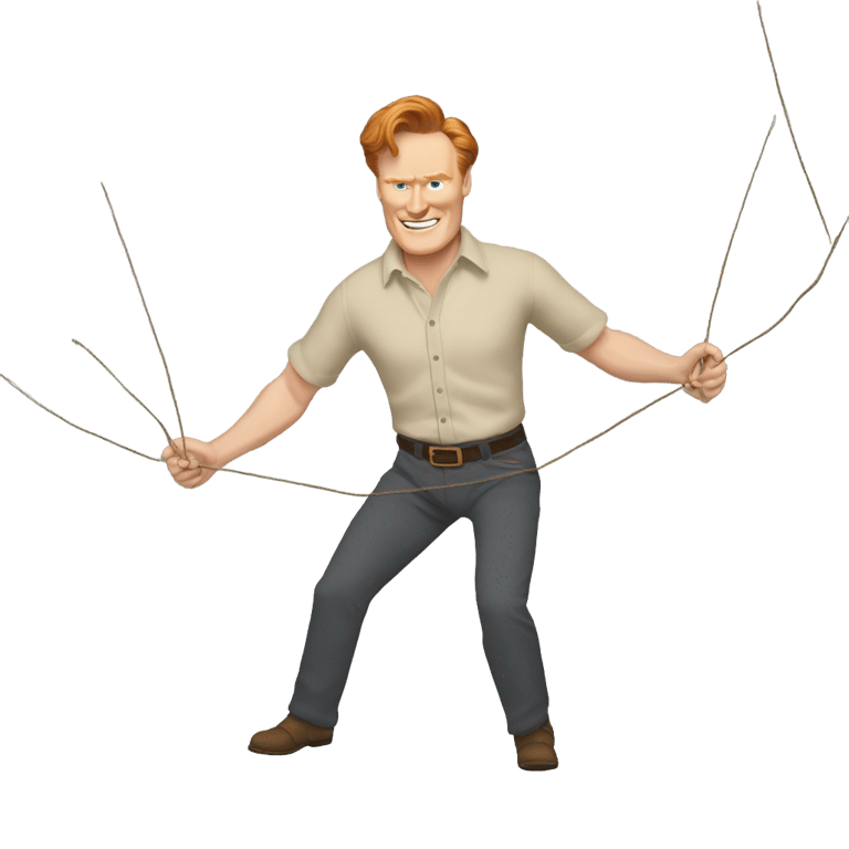 genmoji：conan o’brien does the string dance