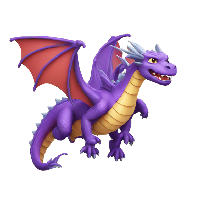 genmoji : Dragon avec un réacteur dorsal