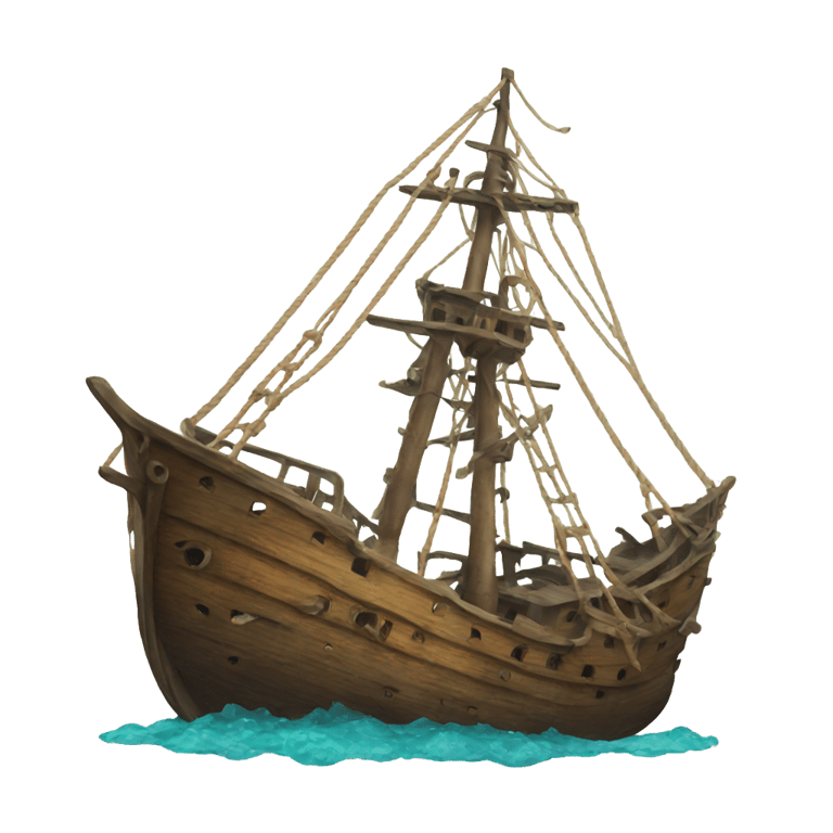 genmoji：ship wreck