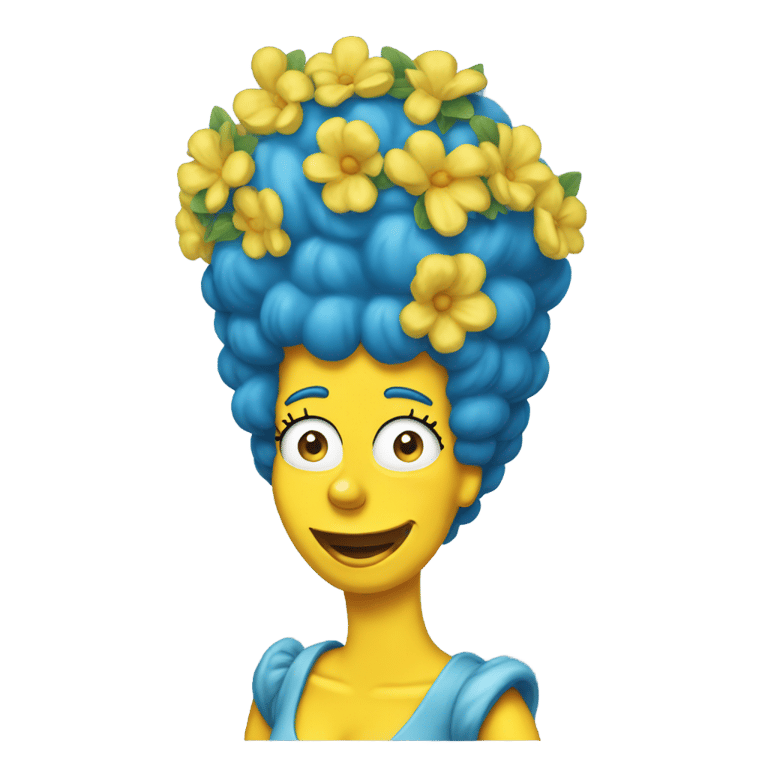 genmoji: Marge Simpson