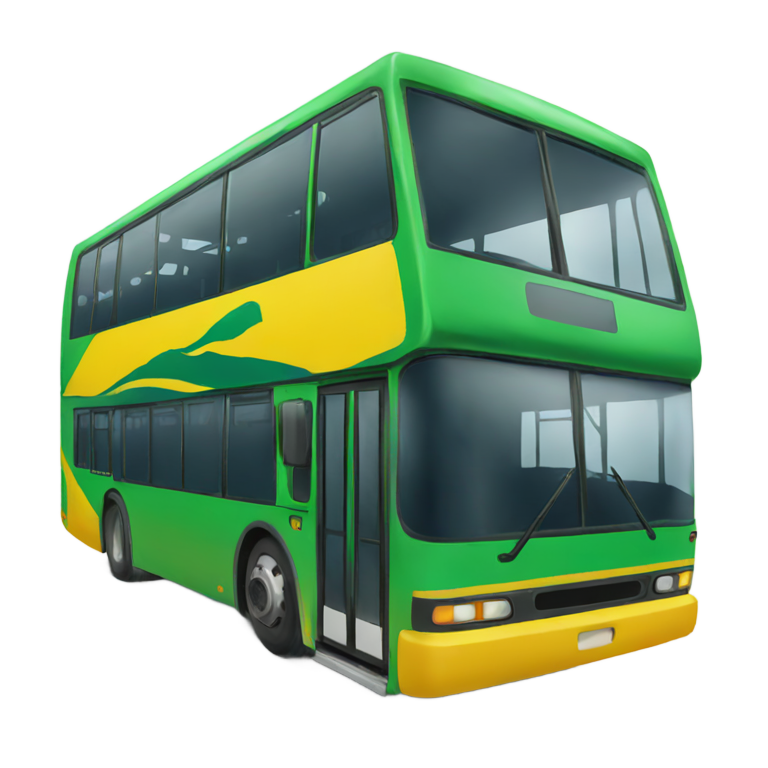 genmoji: a Jamaica  bus