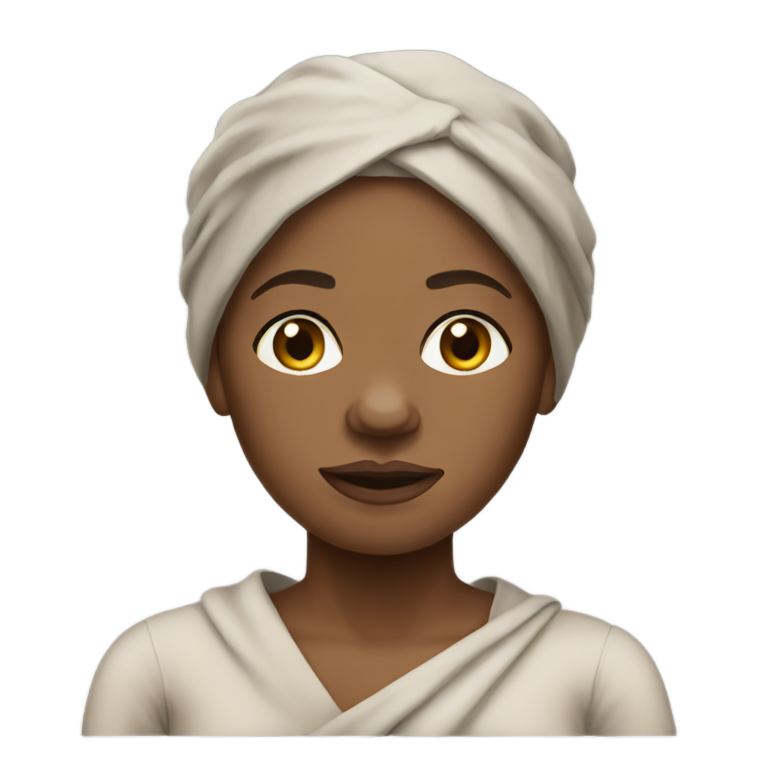 genmoji : Harriet Tubman sans vêtements