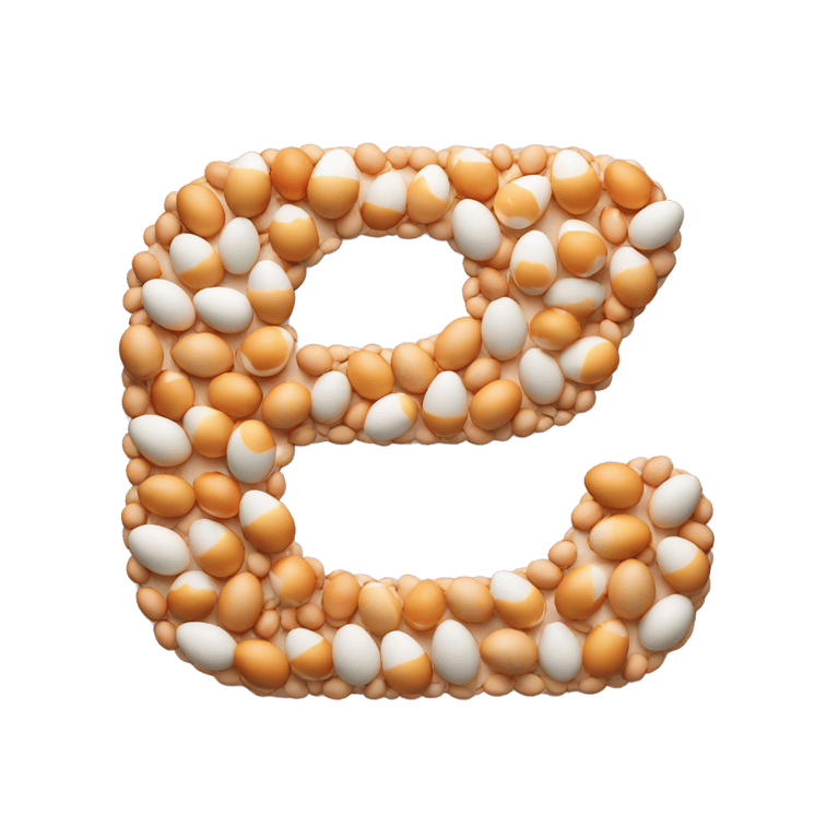 genmoji：鸡蛋字母e