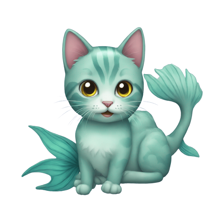 genmoji : Chat sirène