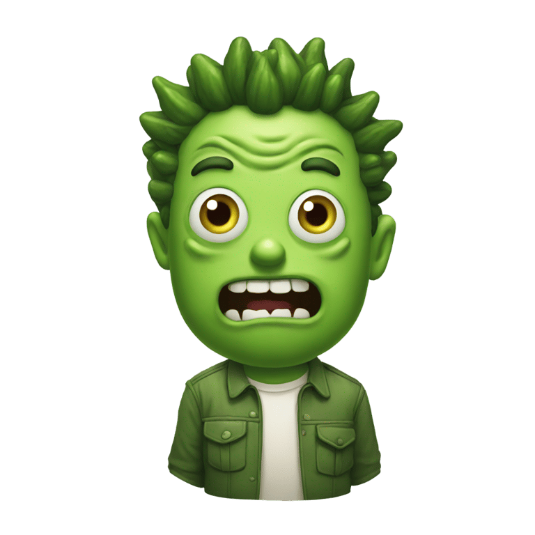 genmoji : Pickles evil