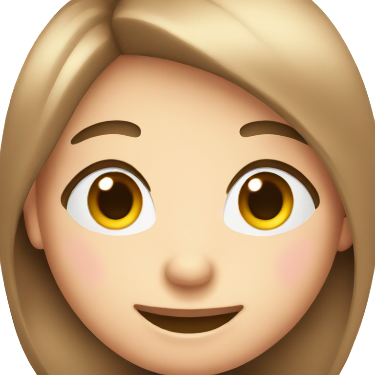 genmoji：脸红的笑脸
