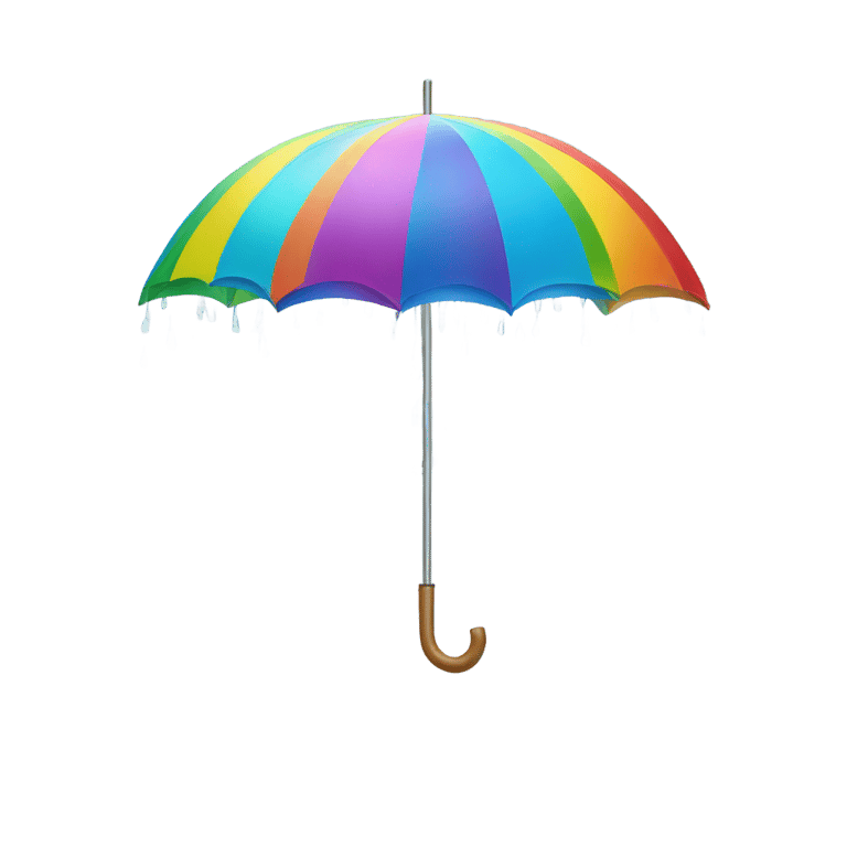 genmoji：彩虹雨伞