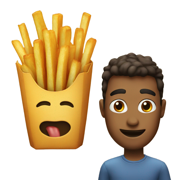 genmoji : Frites Géantes