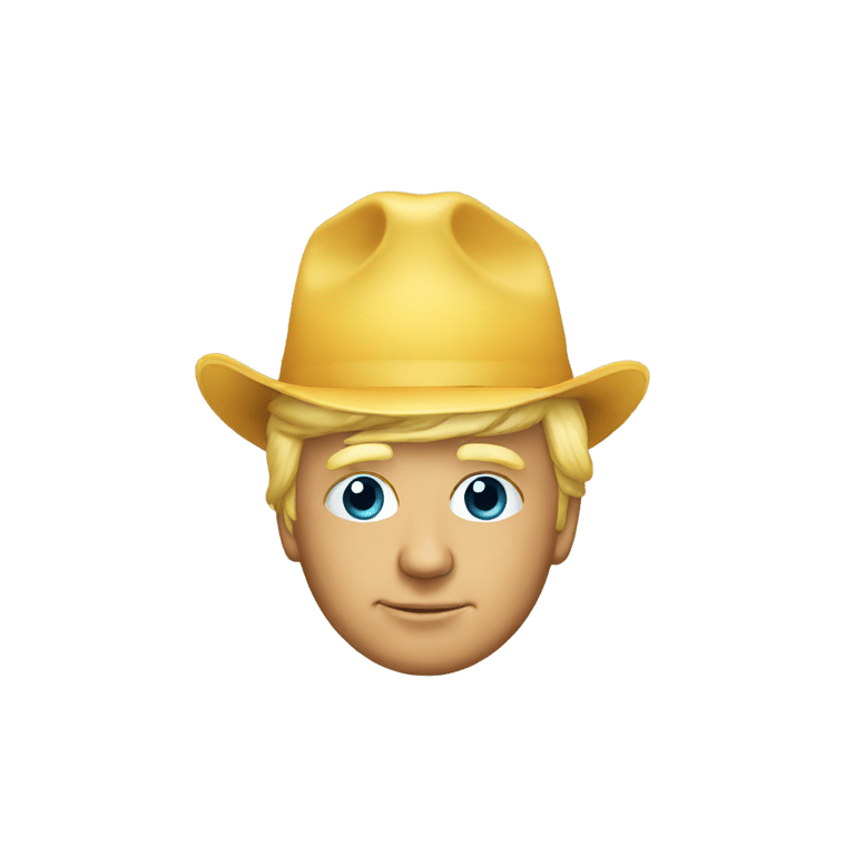 genmoji : emoji with trump hat