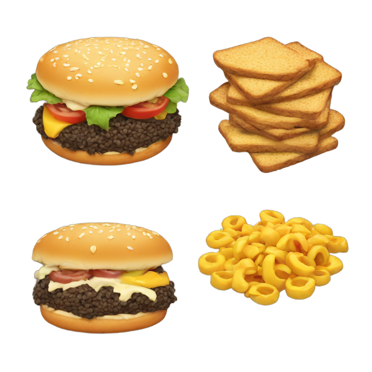 絵文字：黒人のお気に入りの食べ物