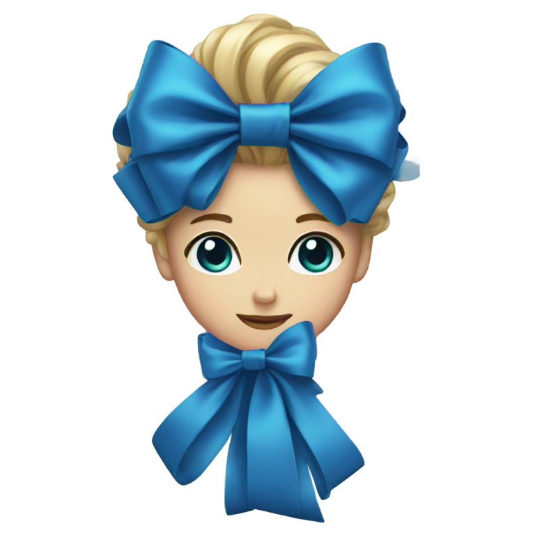 genmoji : Arc-en-ciel esthétique bleu