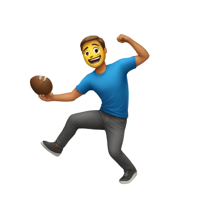 genmoji: Man throwing