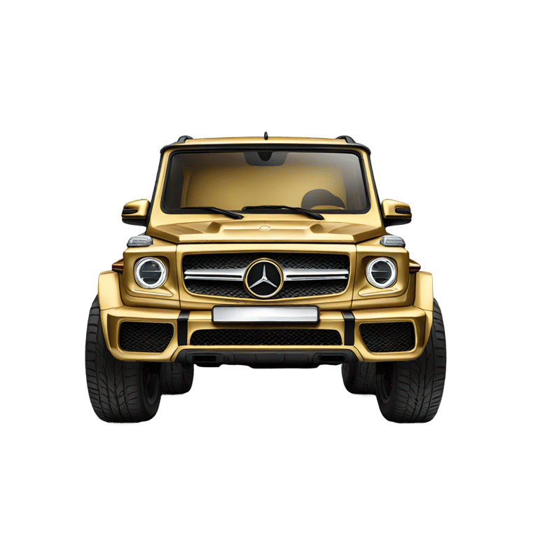 genmoji : Or, arrière, Mercedes classe G AMG