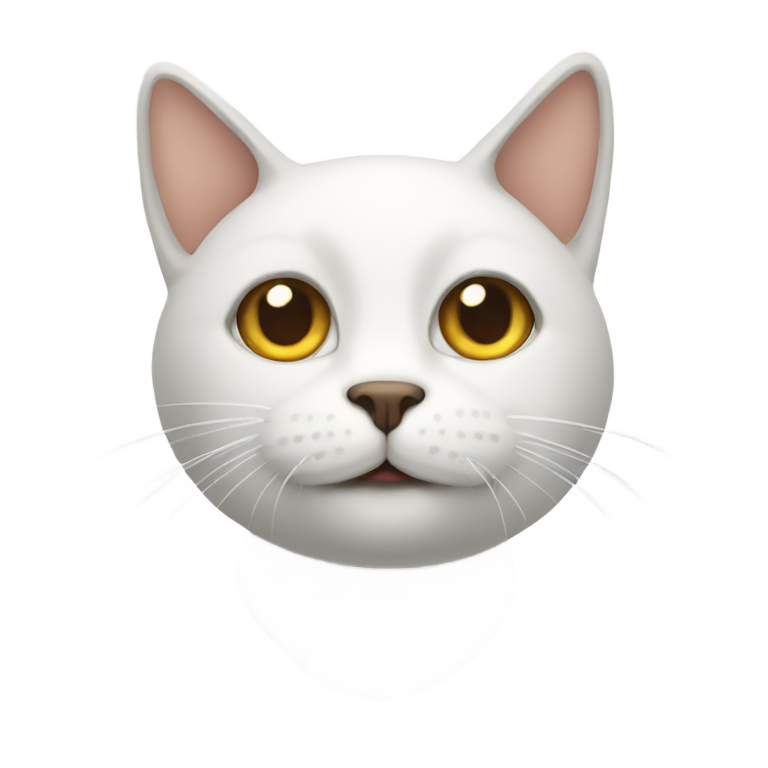 genmoji : Chat avec des chaussettes blanches