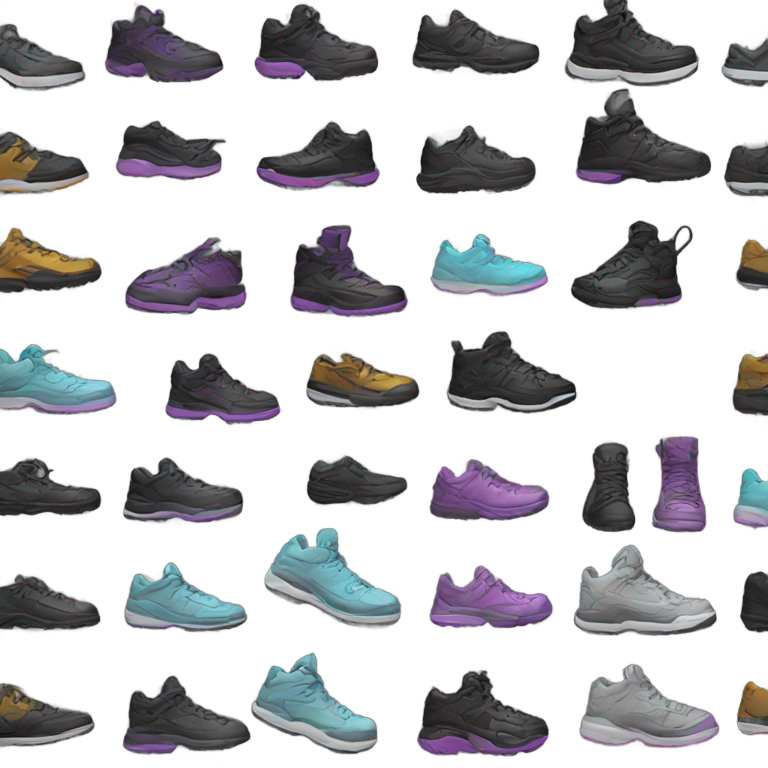 genmoji: Cyberpunk best shoes -