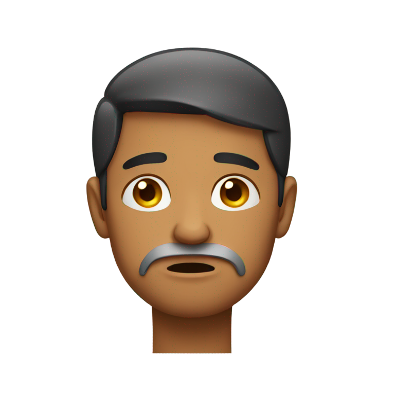 genmoji：印度男子伤心哭泣