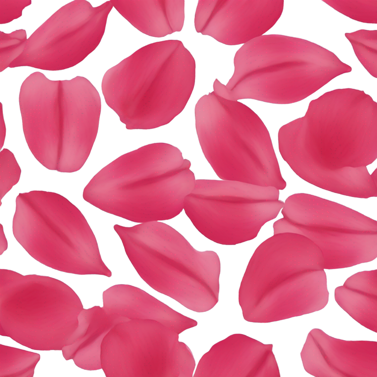 genmoji : pétale de rose