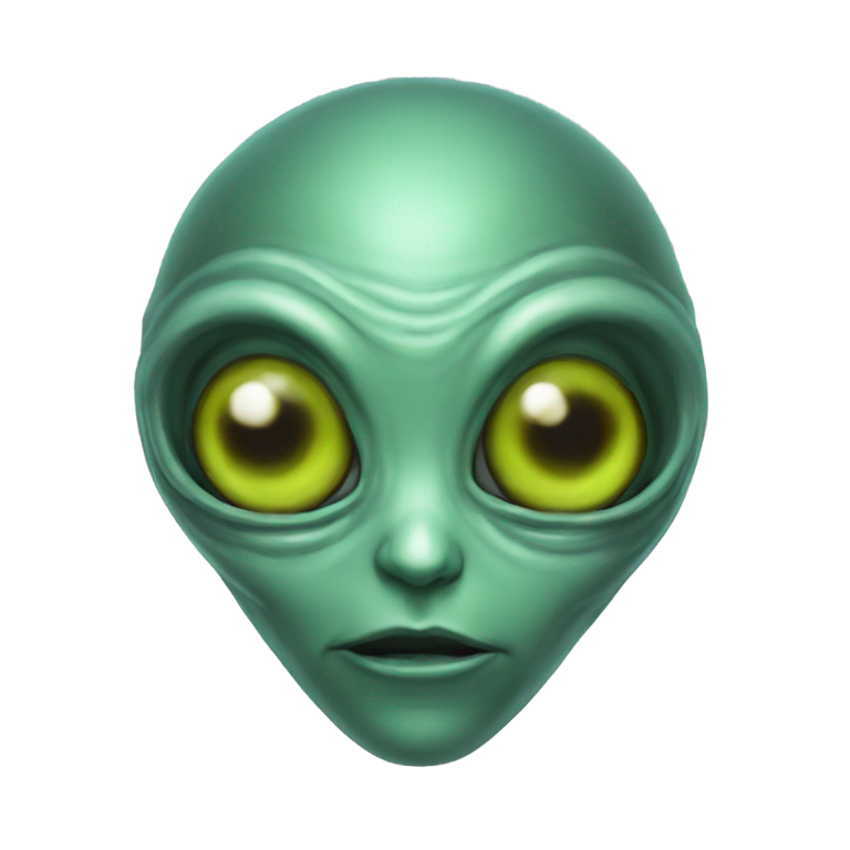 genmoji: alien on ifo