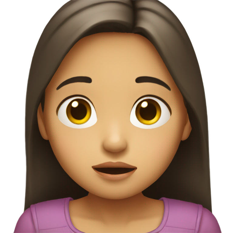 genmoji : Fille pleurant