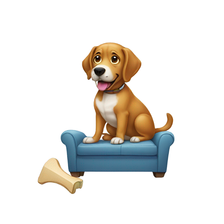 genmoji：狗狗嚼家具