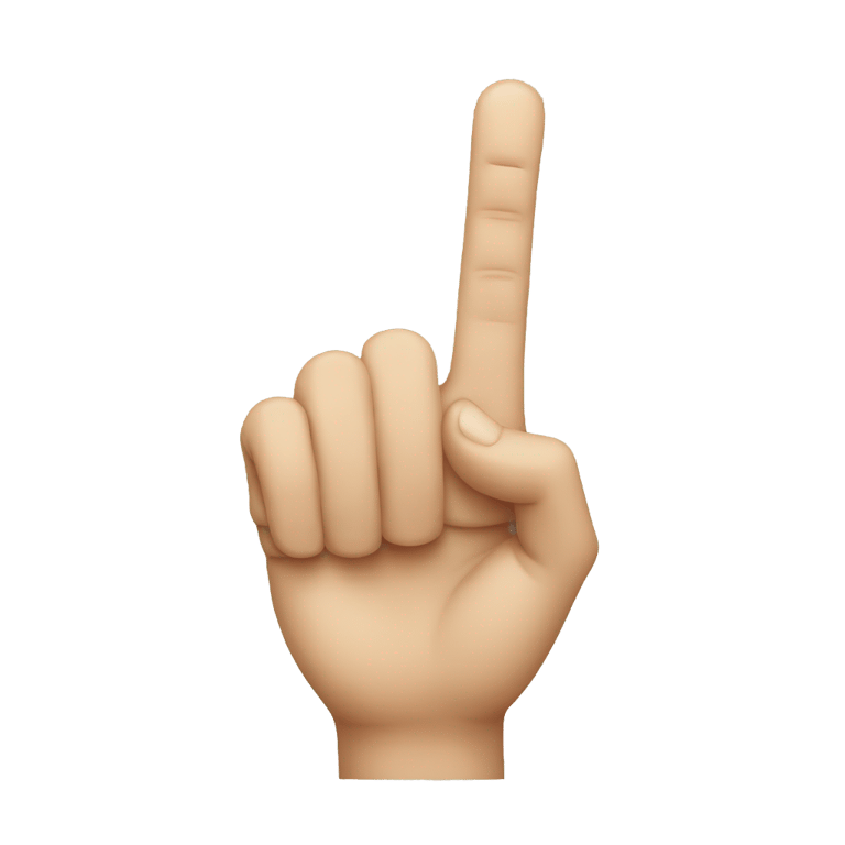 genmoji : Middle finger