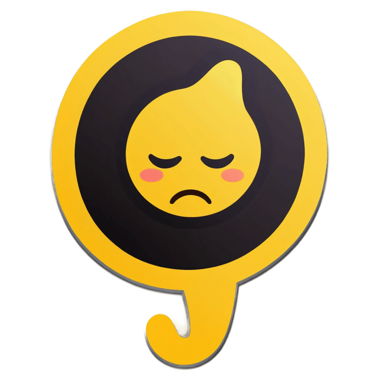 genmoji：黄色圆圈表情符号用两根手指自慰阴道