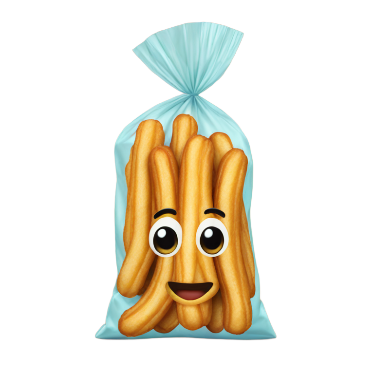 genmoji：袋装墨西哥油条