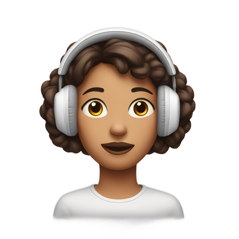 genmoji：戴着AirPods的Emoji，上方有静音符号