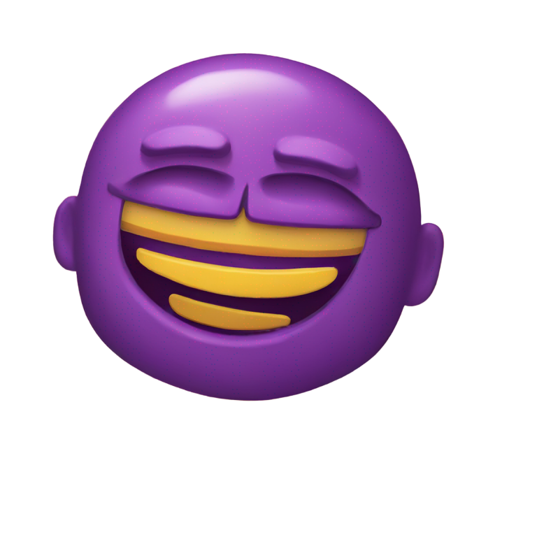 genmoji : Grimace de McDonald's