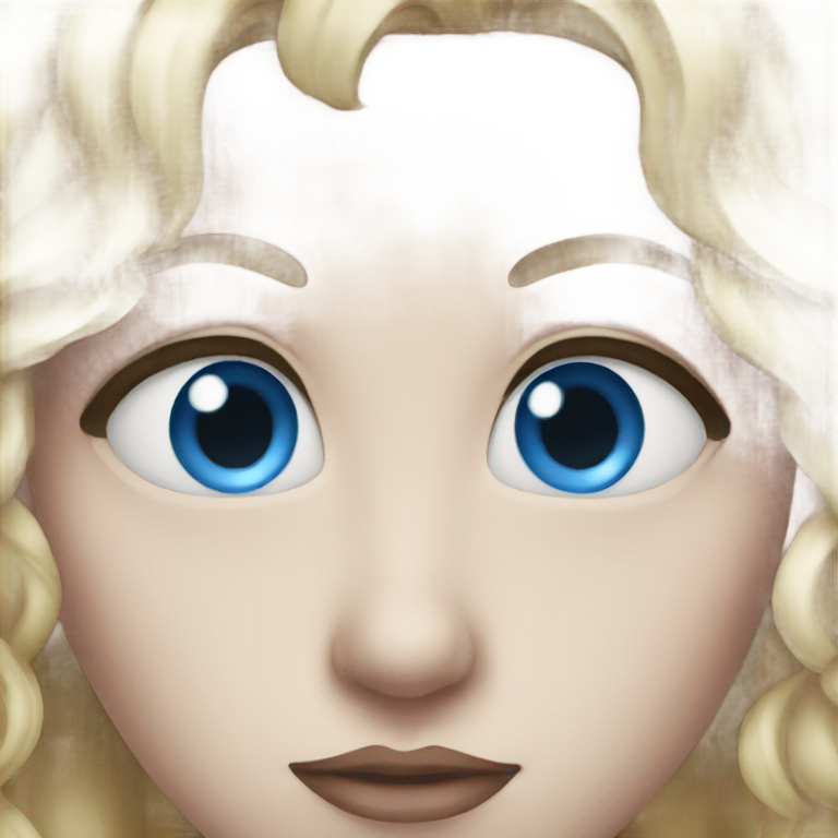 genmoji：blue eyes