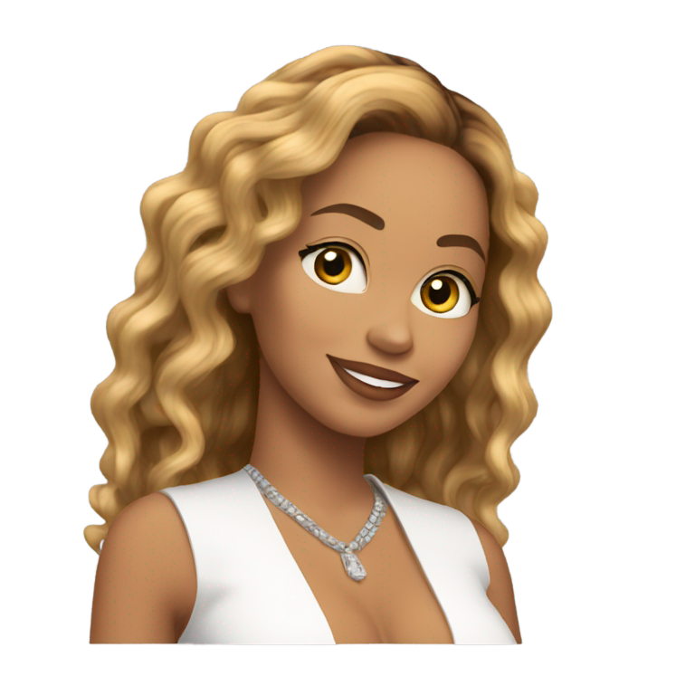 genmoji: Beyoncé shoulders up