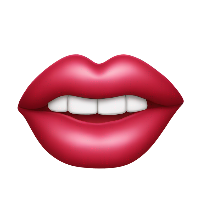 絵文字：Lips kissing