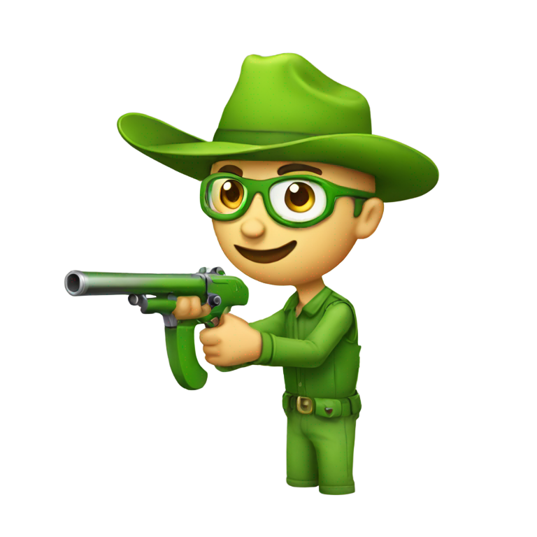 genmoji: Pea shooter