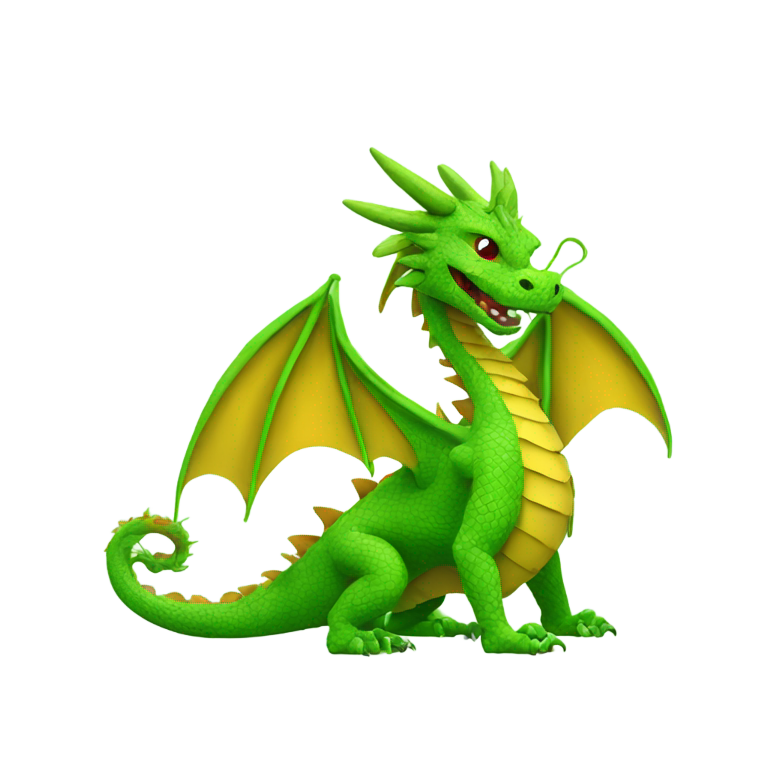 genmoji : Dragon de cannabis composé de la plante de cannabis, plus qu'un simple dragon vert.