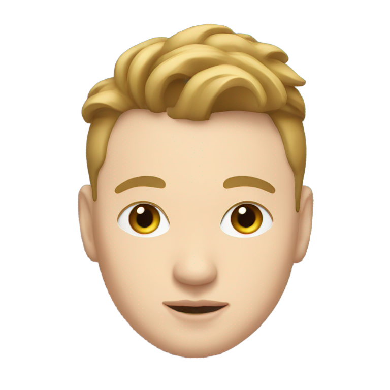 絵文字：ジョン・ニューマン、黒のブリーフ
