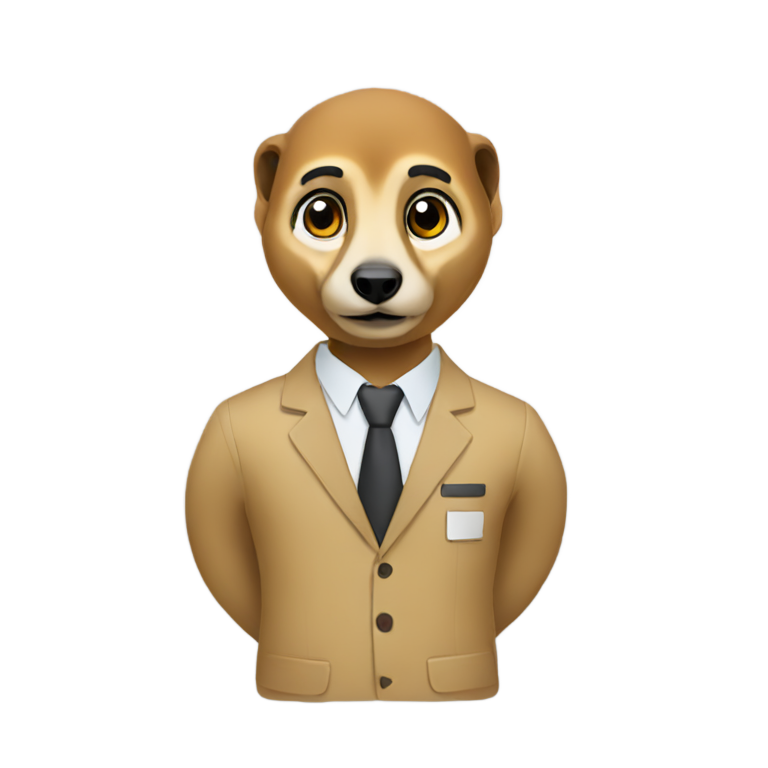 genmoji : Transformez cet enseignant en suricate.