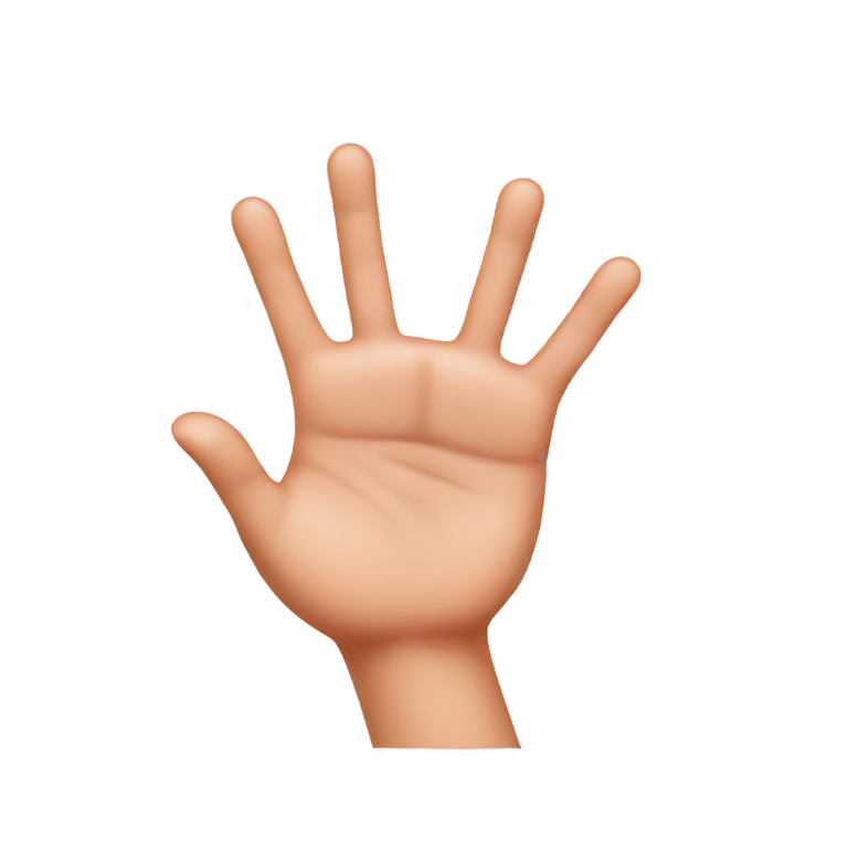 genmoji：一只手伸进猫咪里