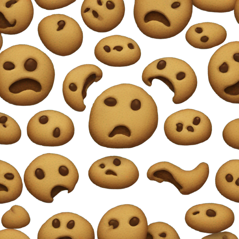 genmoji：吃饼干的便便
