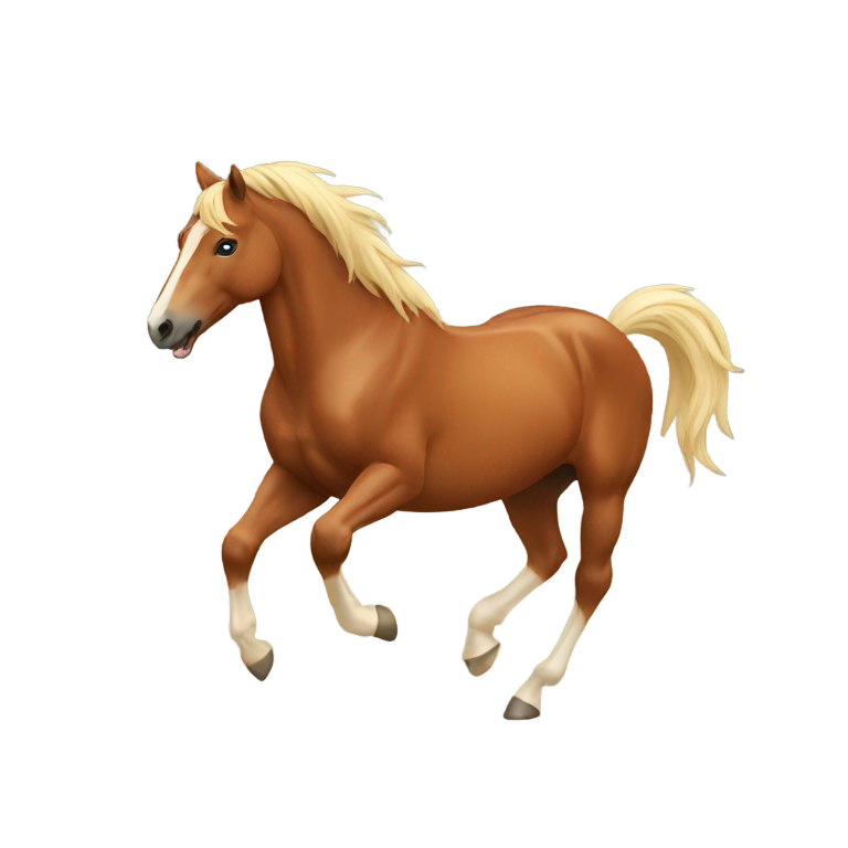 genmoji: horse rearing