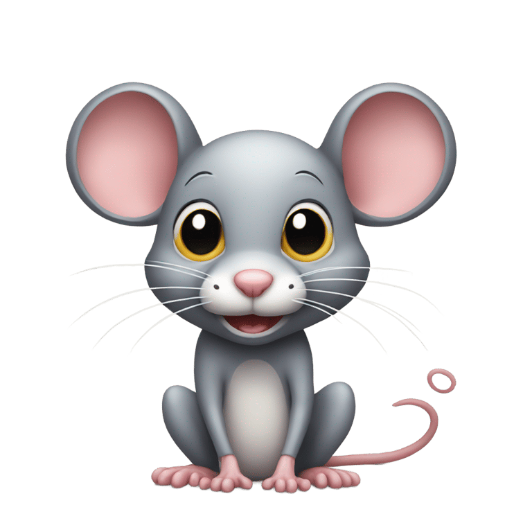 genmoji : creepy mouse