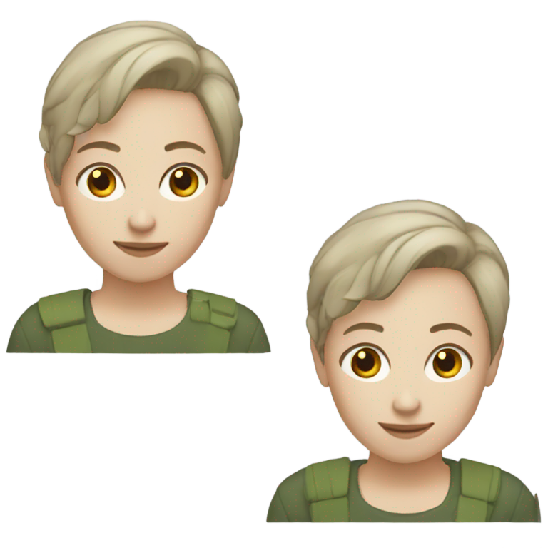 genmoji：中性秃头