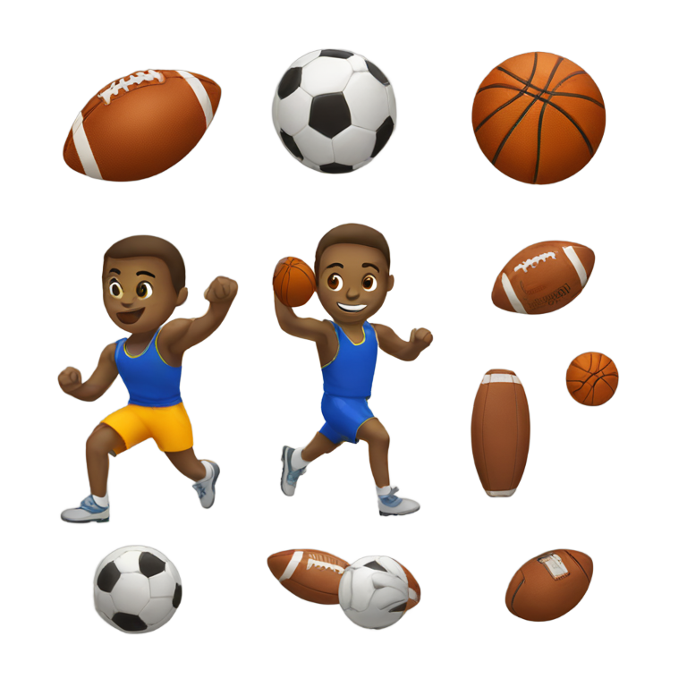 genmoji: sports time at the camp