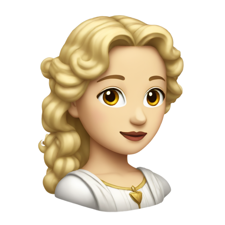 genmoji: Madonna shoulders up