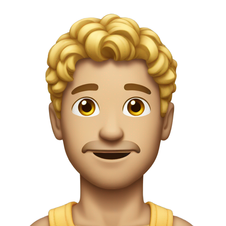 genmoji : Beau gosse avec un gros pénis