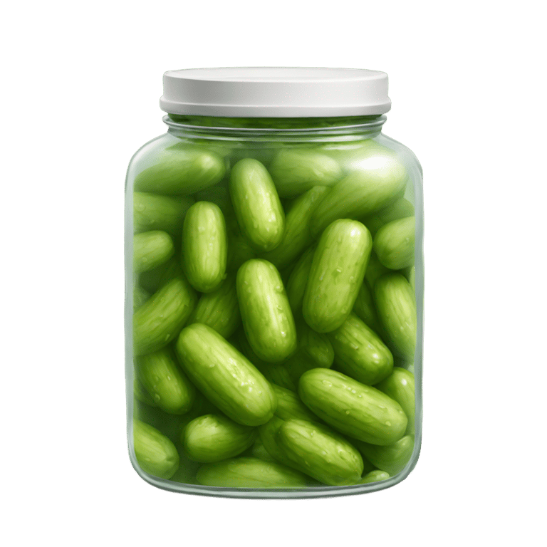 genmoji : Pot de cornichons