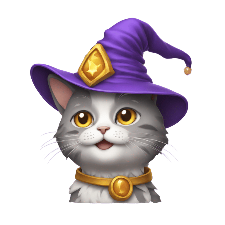 genmoji : cat wizard