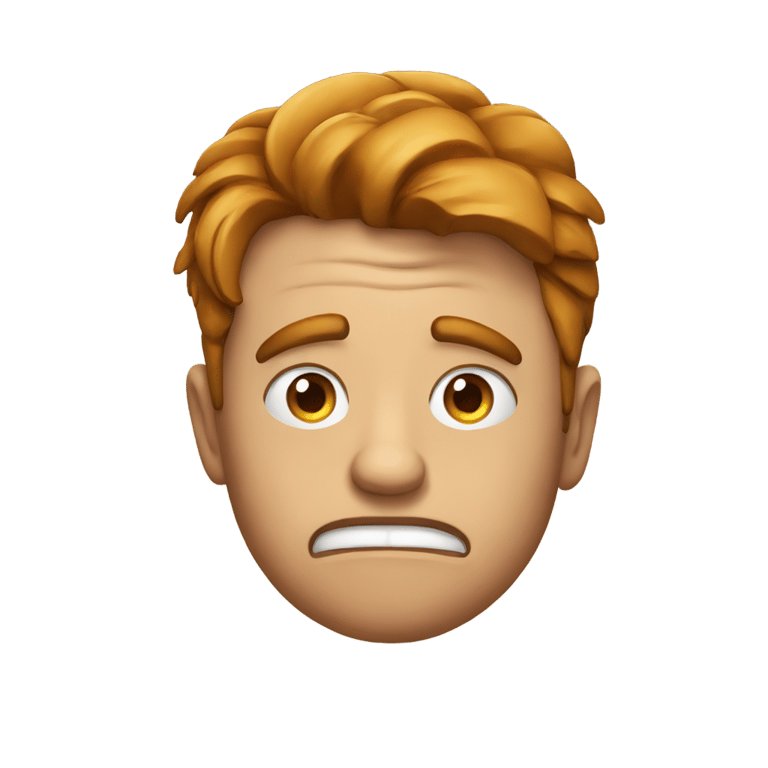 絵文字：A mad penny facing